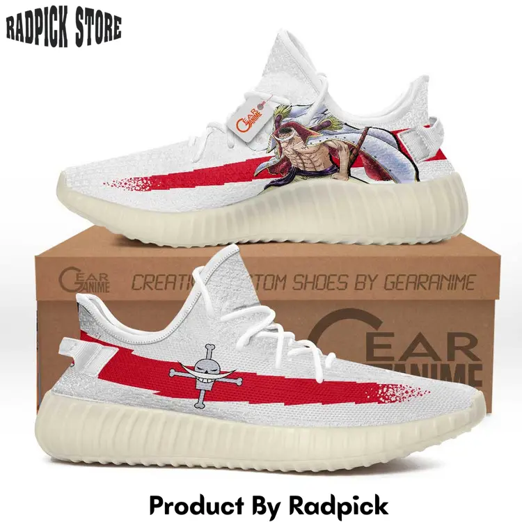 Edward newgate symbol yeezy shoes anime sneakers  rp424242